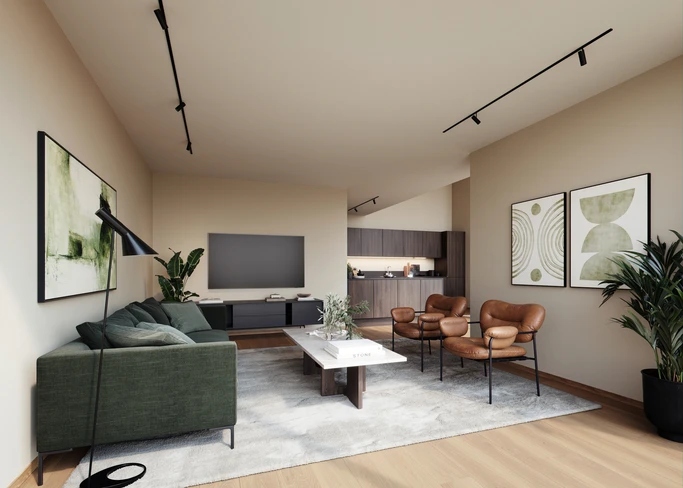 Gimlevang Boligutvikling Sanselig living room C1 final 1