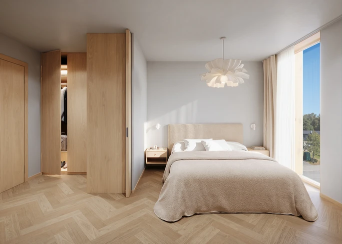 Gimlevang Boligutvikling Atmosfære bedroom C1 final 1