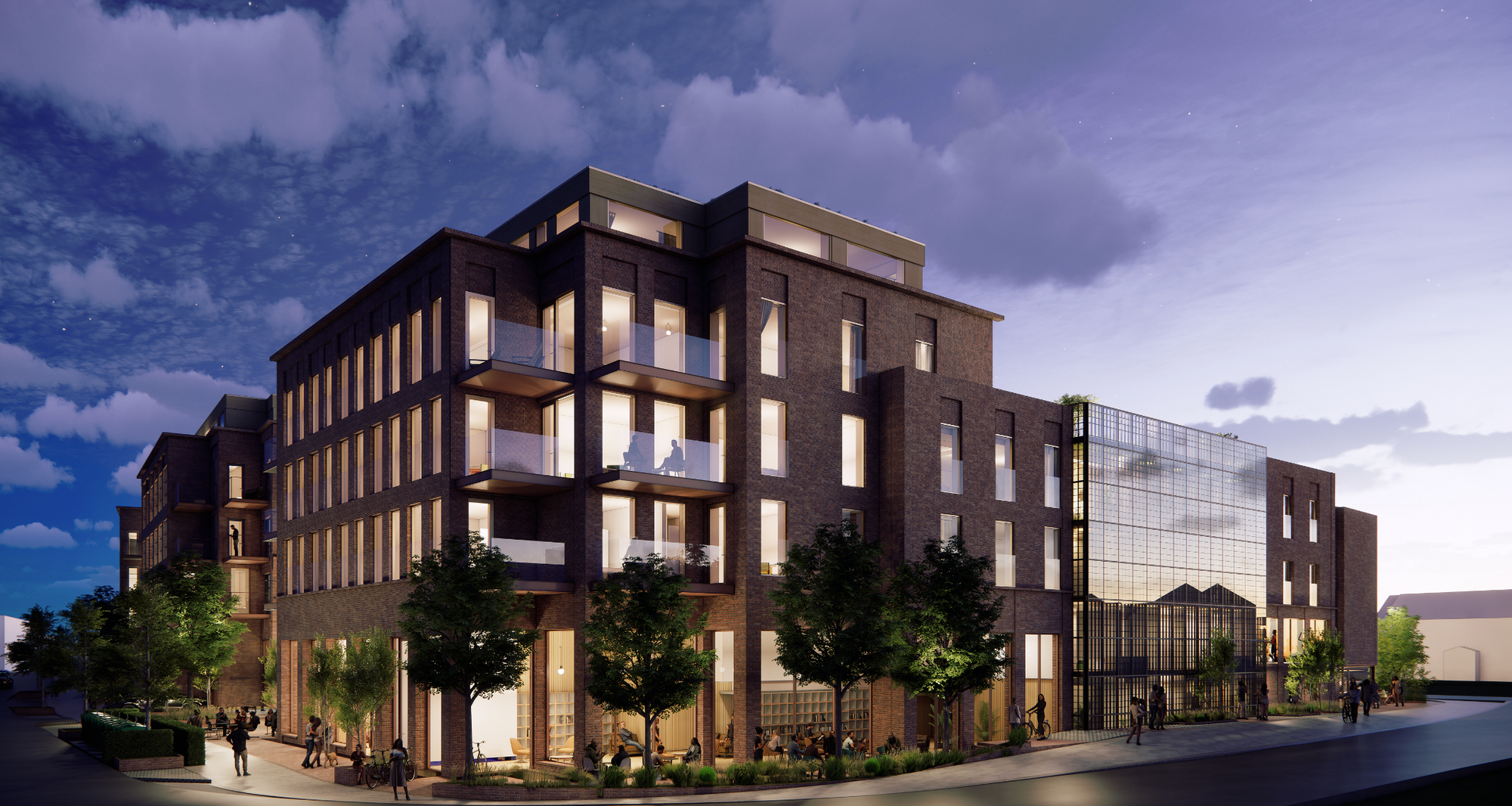 Rekkehus og leiligheter på Lund